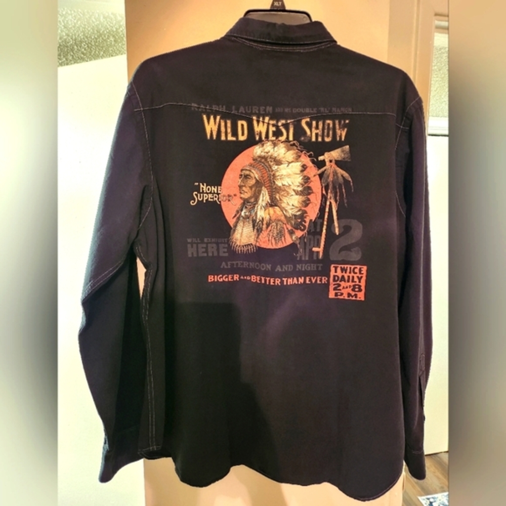 Rare Polo Ralph Lauren Indian Head Shirt